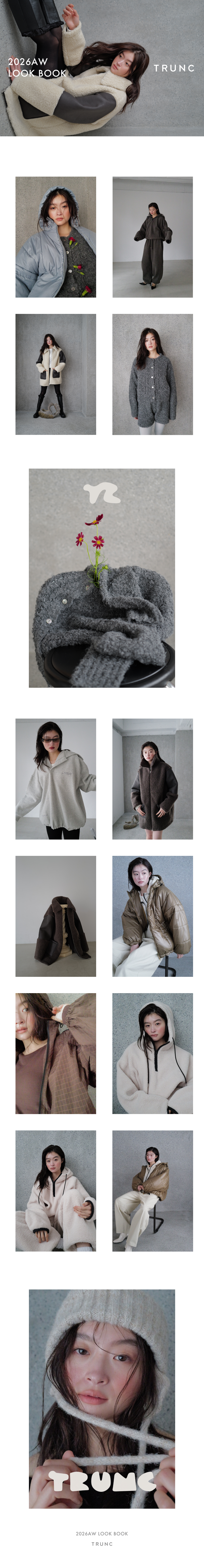 TRUNC 2026AW LOOK BOOK